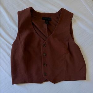 House of Harlow 1960 Brown Sleeveless Vest